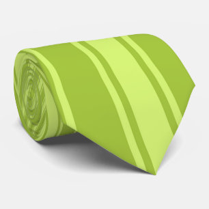 Android green Colour Stripe Funky Pattern Tie