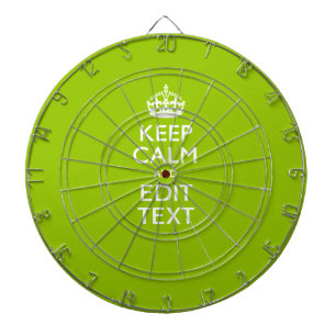Android Green Keep Calm Have Your Text Dartboard