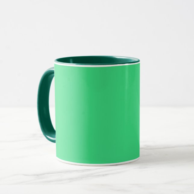Android green (solid colour)  mug (Front Left)