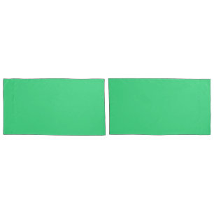 Android green (solid colour) pillowcase