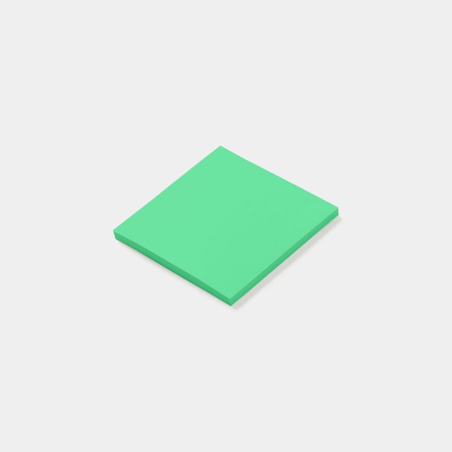 Android green (solid colour)  post-it notes (Angled)