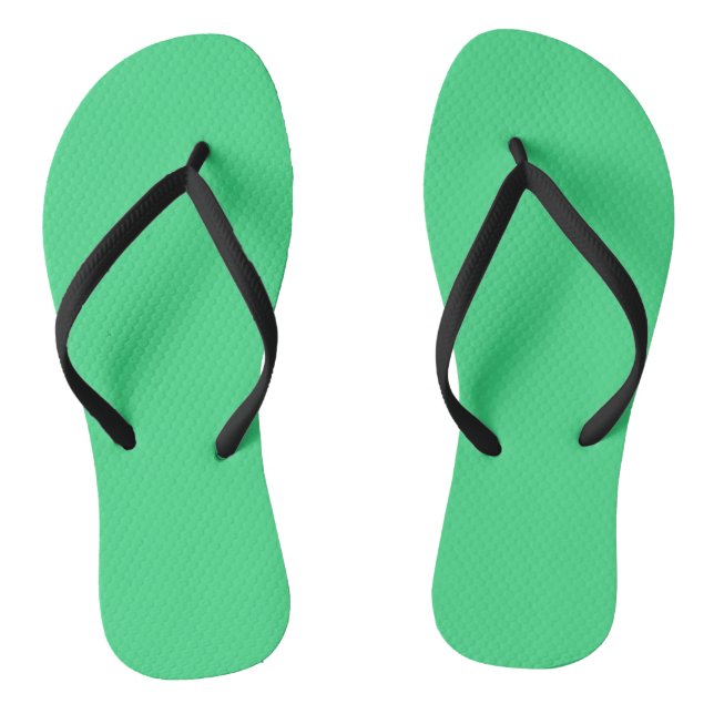 Android green (solid colour)  thongs (Footbed)