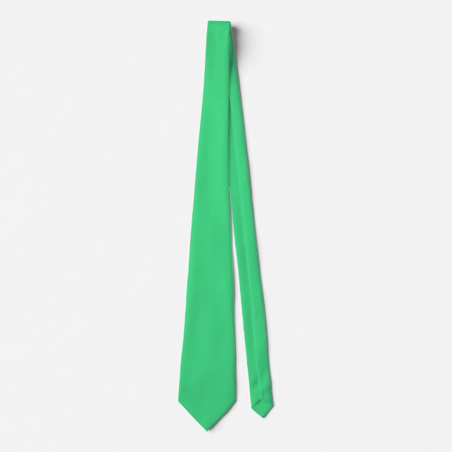 Android green (solid colour)  tie (Front)