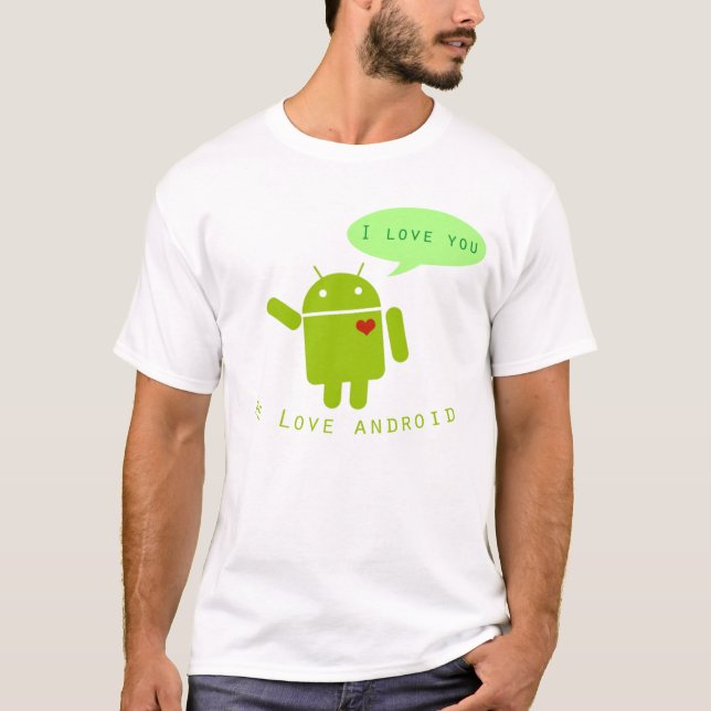 Android - I Love Android T-Shirt (Front)