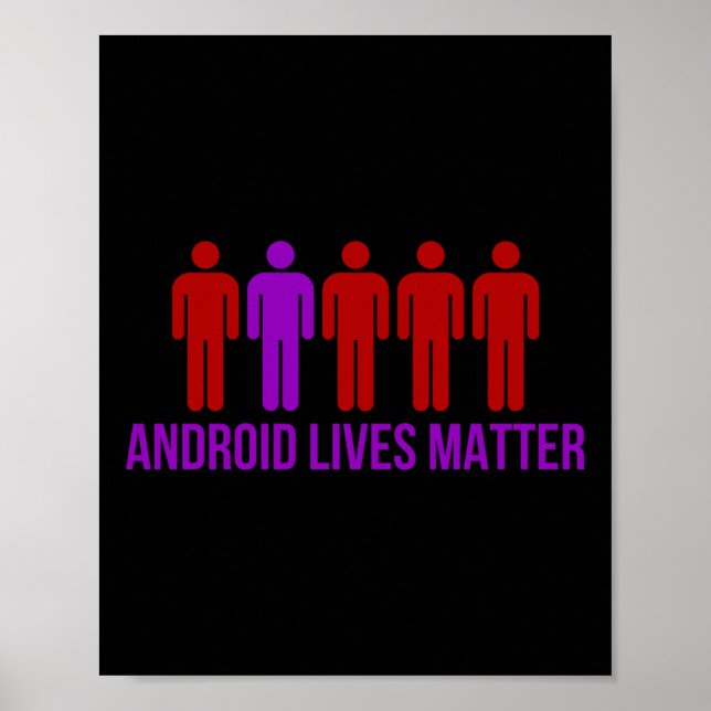 Android Lives Sticker  Poster (Front)