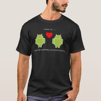 Android Love Is T-Shirt