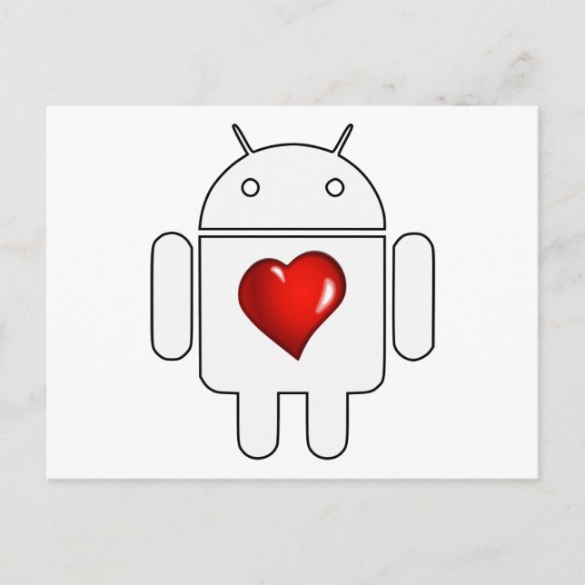 Android Love Postcard (Front)