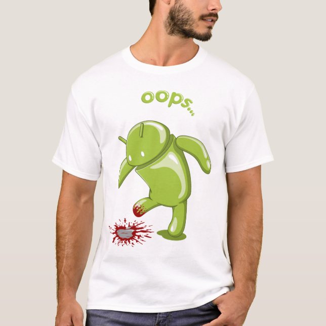 Android Oops T-Shirt (Front)