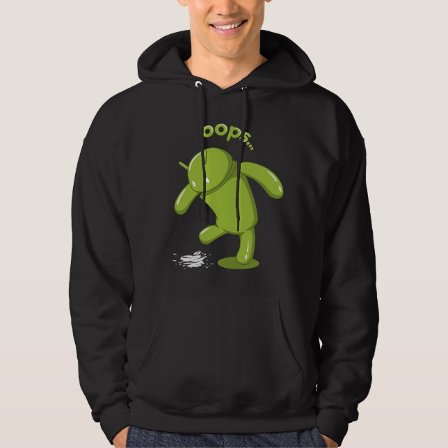 Android Oops V.2 Hoodie (Front)