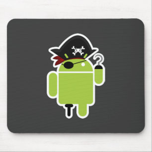 Android Pirate Mouse Pad