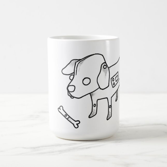 android puppy coffee mug (Center)