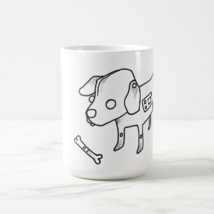 android puppy coffee mug