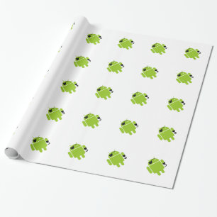 Android Robot Icon as a Pirate Wrapping Paper