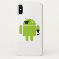 Android Robot Iconic Pirate Style