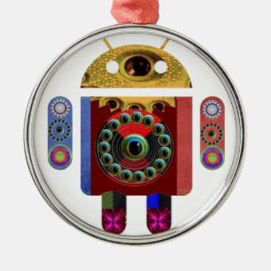 ANDROID Robot Metal Ornament