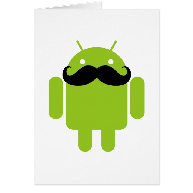 Android Robot Moustache (Front)