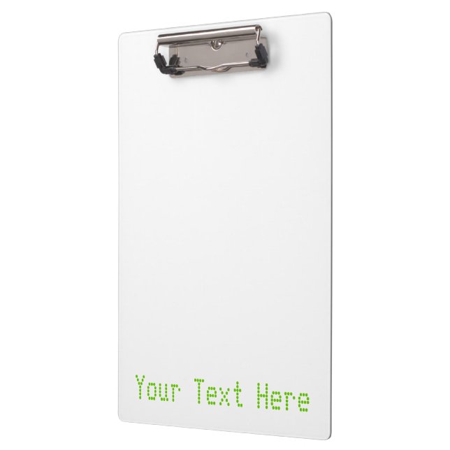 Android Robot Moustache on Black Clipboard (Left)