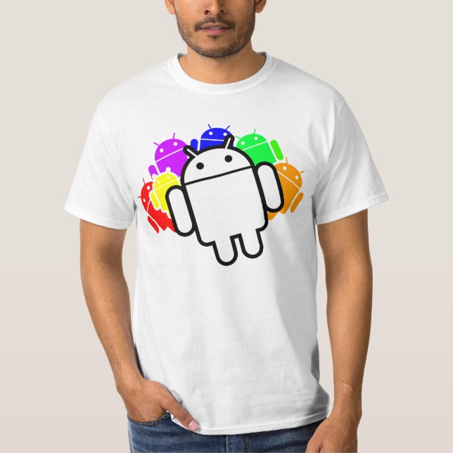 Android Rush - Colour T-Shirt (Front)
