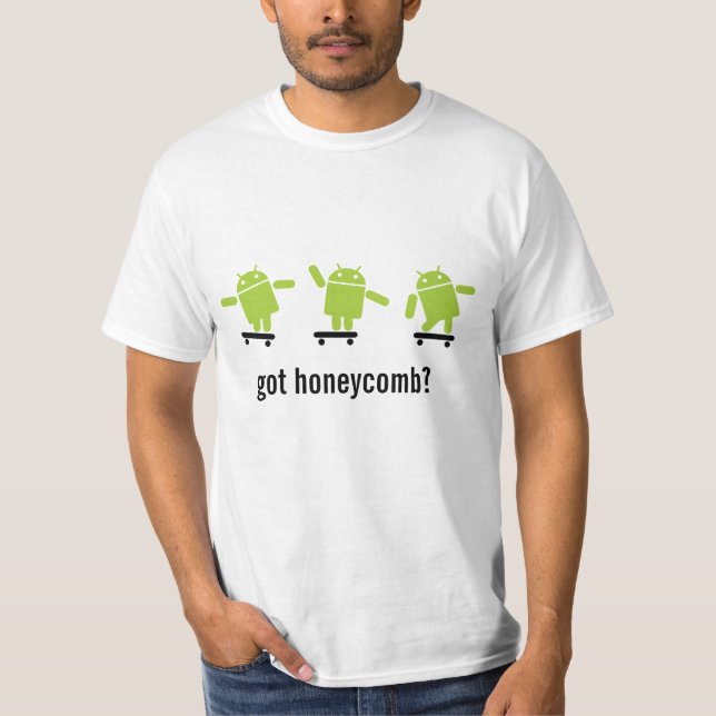 Android Skateboarding T-Shirt (Front)