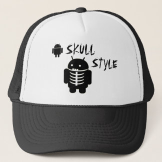 Android SKULL STYLE Trucker Hat