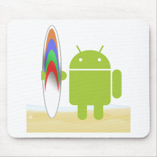 Android Surfer Mouse Pad