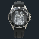 Android Union: Cyborg Couple Sport Wrist Watch<br><div class="desc">Wear the future of connection on your wrist with the "Android Union" premium sport watch. Featuring our high-definition cybernetic couple on a sleek dark dial, this stainless steel timepiece is the ultimate tech-fashion statement. Durable, water-resistant, and designed for those who live the cyberpunk lifestyle. A unique blend of horology and...</div>