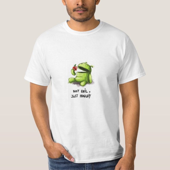 Android versus Apple T-Shirt (Front)