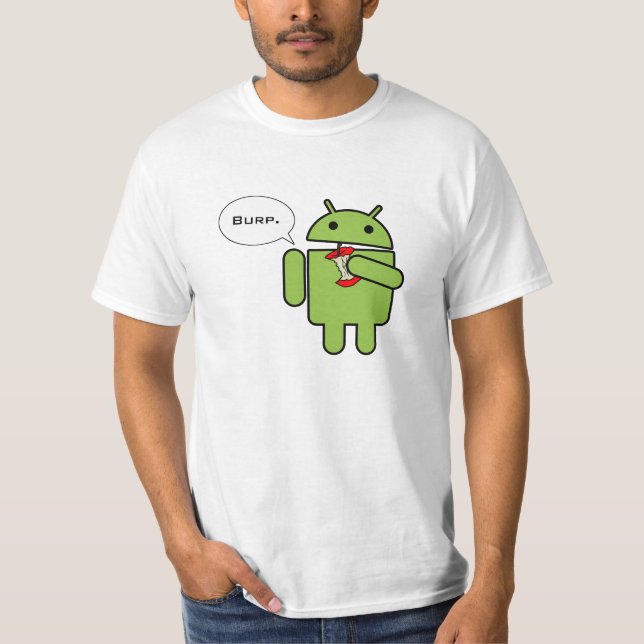 Android vs. Apple, and the winner is T-Shirt (Front)