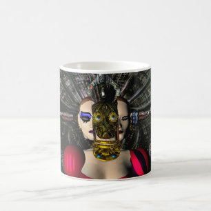 ANDROID XENIA SPACESHIP PILOT,Science Fiction Coffee Mug
