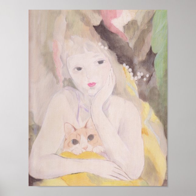 Andromed et chat Marie Laurencin Poster (Front)