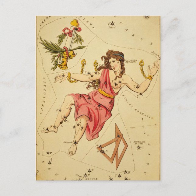 Andromeda Constellation Postcard (Front)