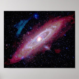 Andromeda Galaxy Messier 31 Composite Image Poster