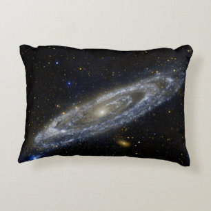 Andromeda galaxy milky way cosmos universe decorative cushion