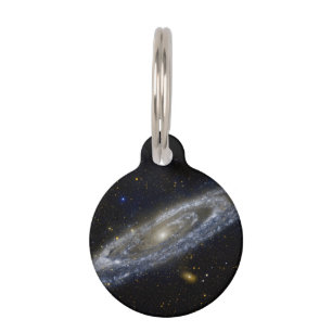 Andromeda galaxy milky way cosmos universe pet tag