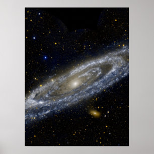 Andromeda galaxy milky way cosmos universe poster