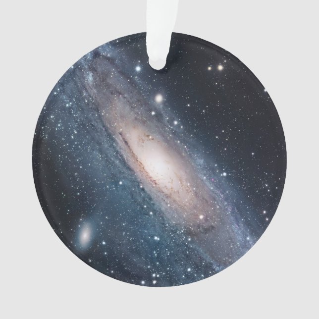 Andromeda Galaxy Milky Way Stars Cosmos Elegant Ornament (Front)
