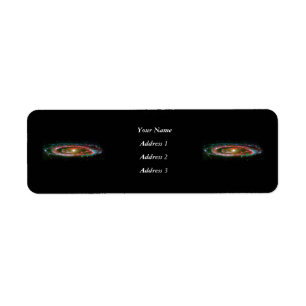 Andromeda Galaxy Return Address Label