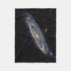 Andromeda Galaxy Starry Sky Fleece Blanket