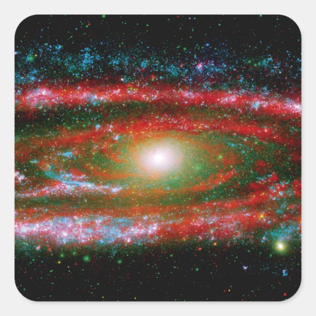 Andromeda Gallaxy Square Sticker (Front)