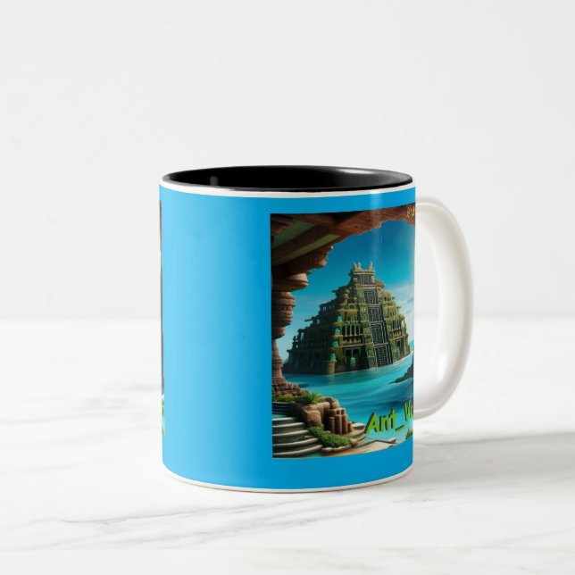 Andromeda Two-Tone Coffee Mug (Front Right)