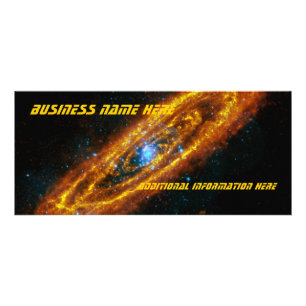 Andromeda's Stars 2012 Calendar Business Rack Card