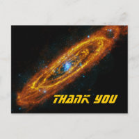Andromeda's Stars Thank You Postcard