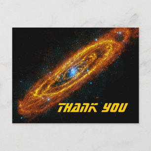 Andromeda's Stars Thank You Postcard