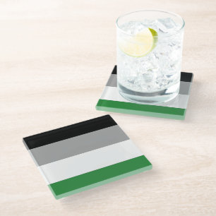 ANDROPHILIA FLAG -.png Glass Coaster