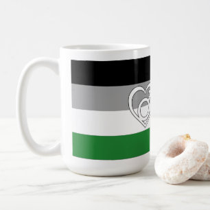 Androphilia Pride Flag and Symbol Coffee Mug