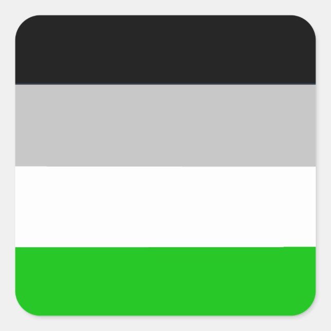 androphilia square sticker (Front)