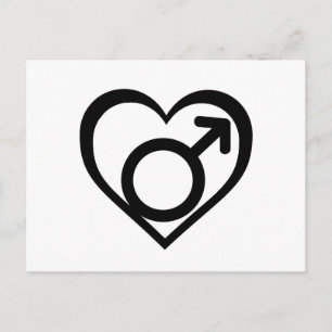 ANDROPHILIA SYMBOL -.png Postcard