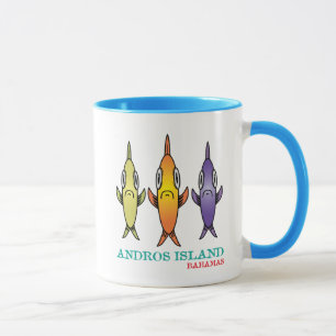 Andros Island 3-Fishes Mug