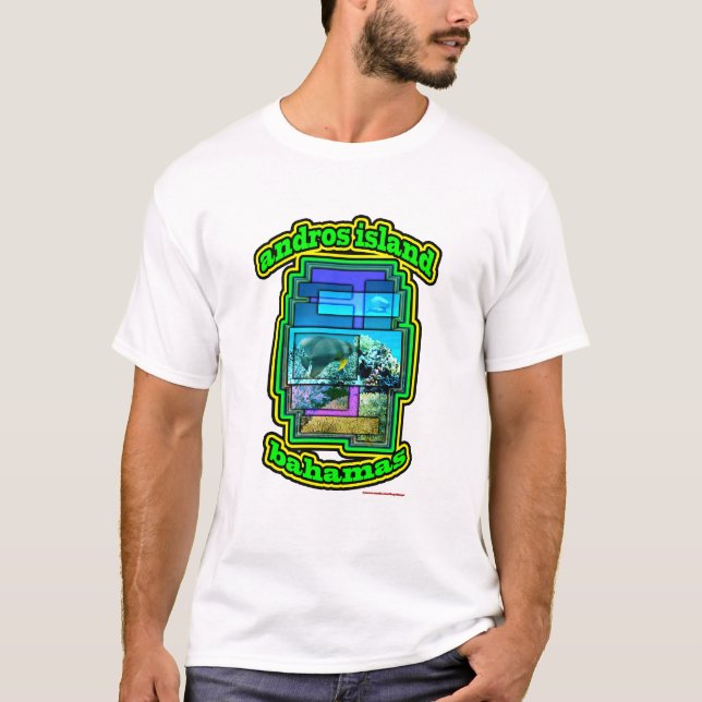 Andros Island Bahamas T-Shirt (Front)