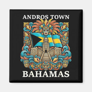 Andros Town Bahamas Island Vacation Travel Magnet